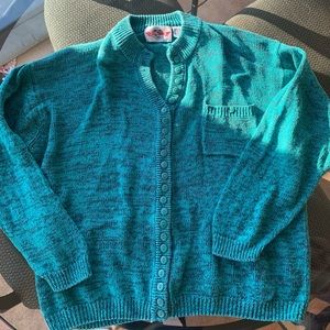 XL Blue cardigan